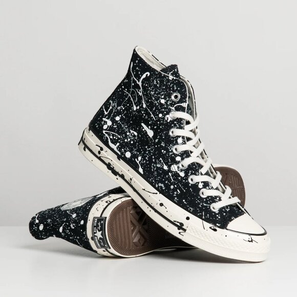 Converse Chuck Taylor All Star 70 High Men Sz 12 Paint Splatter A01171C NEW RARE - Picture 11 of 11